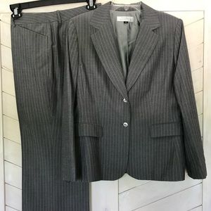 Tahari Pinstripe 2pc Suit
